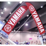 Custom Yamaha Advertising Feather Banner Yamaha Logo Swooper Flag Kit